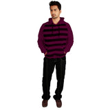 Uber Coal Black Bonded Trouser For Men (Regular Fit)