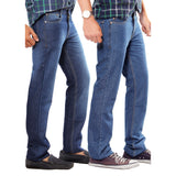 High Waist Denim Jeans Regular Fit (Pack of 2)