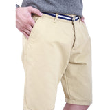 Sand Beige Tape Shorts