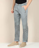 Ds2 Dull M Green Slim Fit Stretch Pant - Jaguar