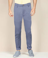 Ds2 M Blue Slim Fit Stretch Pant - Jaguar
