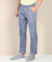 Ds2 M Blue Slim Fit Stretch Pant - Jaguar