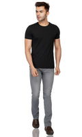 Grey Stretch Denim