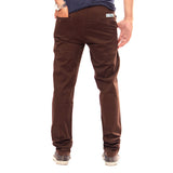 Chocolate Brown Stretch Slim Fit Trouser - Spike