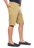 Uber Khaki Meerut Shorts For Men (Regular Fit)