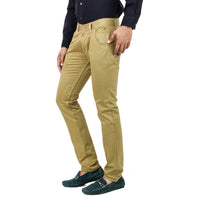 Uber Khaki Sammy's Trouser For Men (Regular Fit)