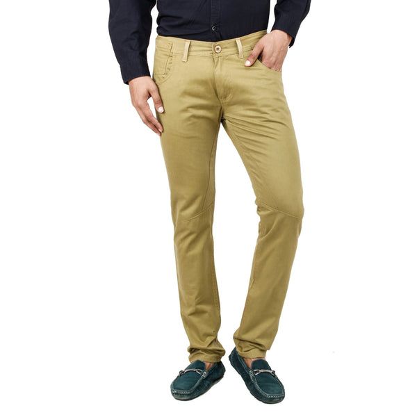 Uber Khaki Sammy's Trouser For Men (Regular Fit)