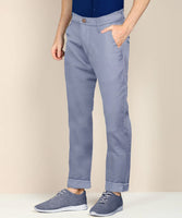 Ds1 M Blue Slim Fit Stretch Pant - Jaguar