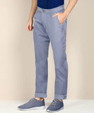 Ds1 M Blue Slim Fit Stretch Pant - Jaguar