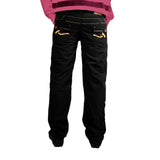 Uber Black Bonded Trouser For Men (Regular Fit)