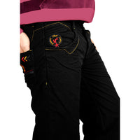 Uber Black Bonded Trouser For Men (Regular Fit)
