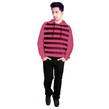 Uber Black Bonded Trouser For Men (Regular Fit)