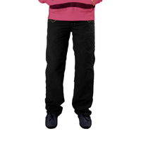 Uber Black Bonded Trouser For Men (Regular Fit)