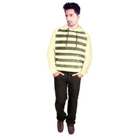Coffee Brown Bonded Trouser For Men (Regular Fit)