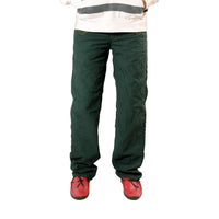 Sea Green Cotton Bonded Trouser For Men (Regular Fit)