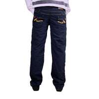 Uber Blue Bonded Trouser For Men (Regular Fit)