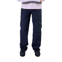 Uber Blue Bonded Trouser For Men (Regular Fit)