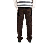 Coffee Brown Stripped Bonded Trouser