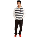 Coffee Brown Stripped Bonded Trouser