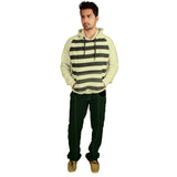 Dark Olive Green Bonded Trouser For Men (Regular Fit)