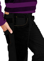 Coal Black Bonded Trouser