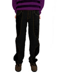 Coal Black Bonded Trouser