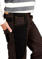 Roasted Coffee Brown Bonded Trouser