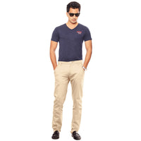 Khaki Slim Fit Stretch Pant - Sleek
