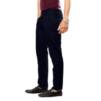 Navy Casual Trouser (Stretch) - Sleek