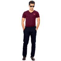 Navy Casual Trouser (Stretch) - Sleek