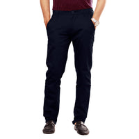 Navy Casual Trouser (Stretch) - Sleek