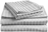 Super King Silver Bedsheet with 4 Pillow Covers