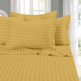 Super King Gold Bedsheet with 4 Pillow Covers