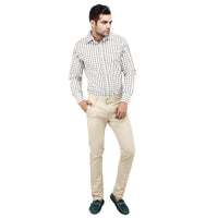 Uber Whitesmoke Rocky Trouser For men (Slim Fit)