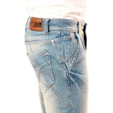 Light Steel Blue Rocky Trouser