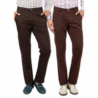 Coffe Brown + Pure Brown Chinos Combo