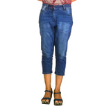 Arctic Blue Denim Capri