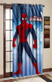 Spider Man Blue Door And Window Curtain