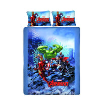 Avenger Sea Fighter Double Bedsheet With 2 Pillow Covers