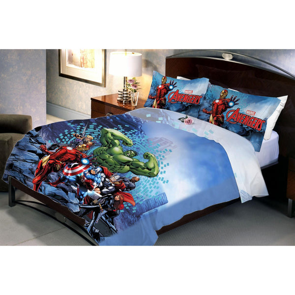 Avenger Sea Fighter Double Bedsheet With 2 Pillow Covers