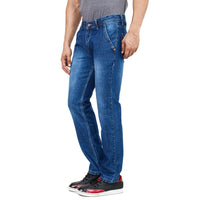 Regular Fit Cross Pocket Blue Denim Jeans - Cool