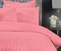 300 Thread Count Super King Corol Pink Bedsheet with 4 Pillow Covers