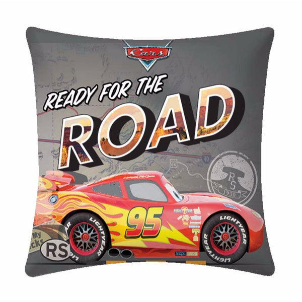 Ready for the Road  Disney Cartoon Cushion Cover- 1 piece pack