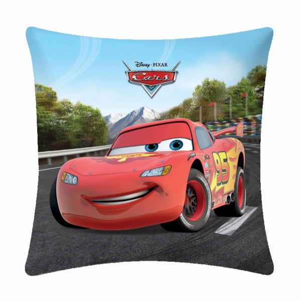 Red Racer  Disney Cartoon Cushion Cover- 1 piece pack