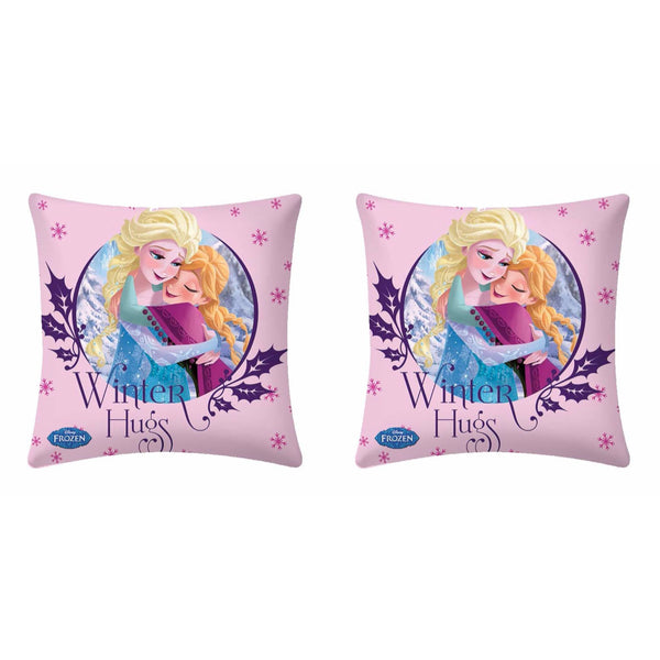 Disney Sissy Winter Hug Polyester Cartoon Cushion Cover- 1 Piece Pack