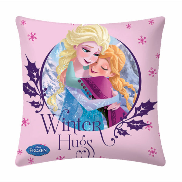 Winter Hugs  Disney Cartoon Cushion Cover- 1 piece pack