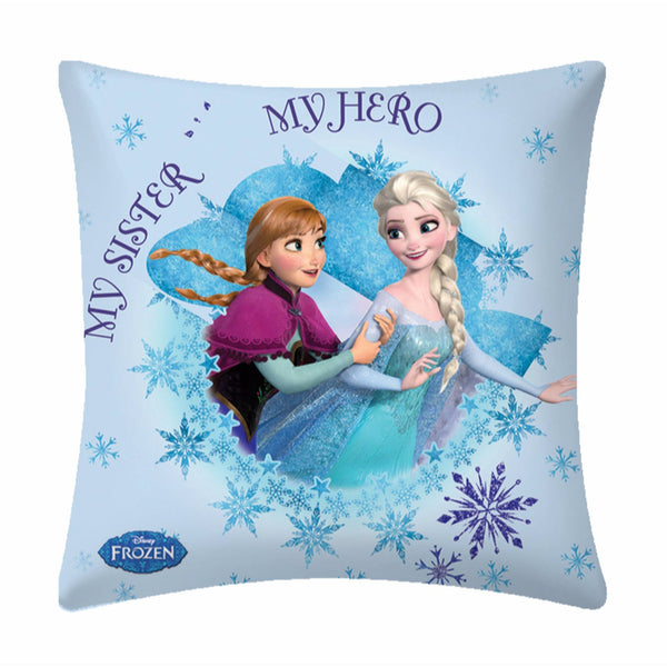 Disney Frozen Sisters  Cartoon Cushion Cover- 1 Piece Pack