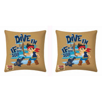 Disney If You Dare Dive In Cushion Cover - Two piece pack