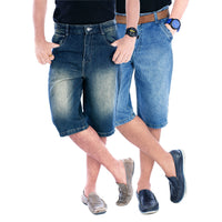 Slate & Light Blue Haiper Shorts (Pack Of Two)