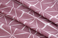 400 Thread Count Printed Pink Bedsheet with 4 Pillow Covers